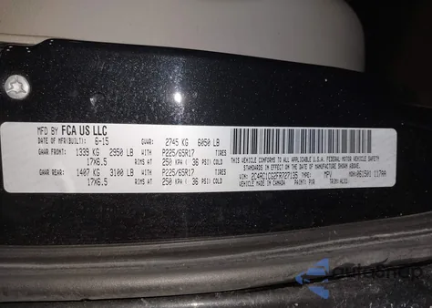 2015 Chrysler Town & Country Touring-L from USA, damaged, VIN 2C4RC1CG2FR727135